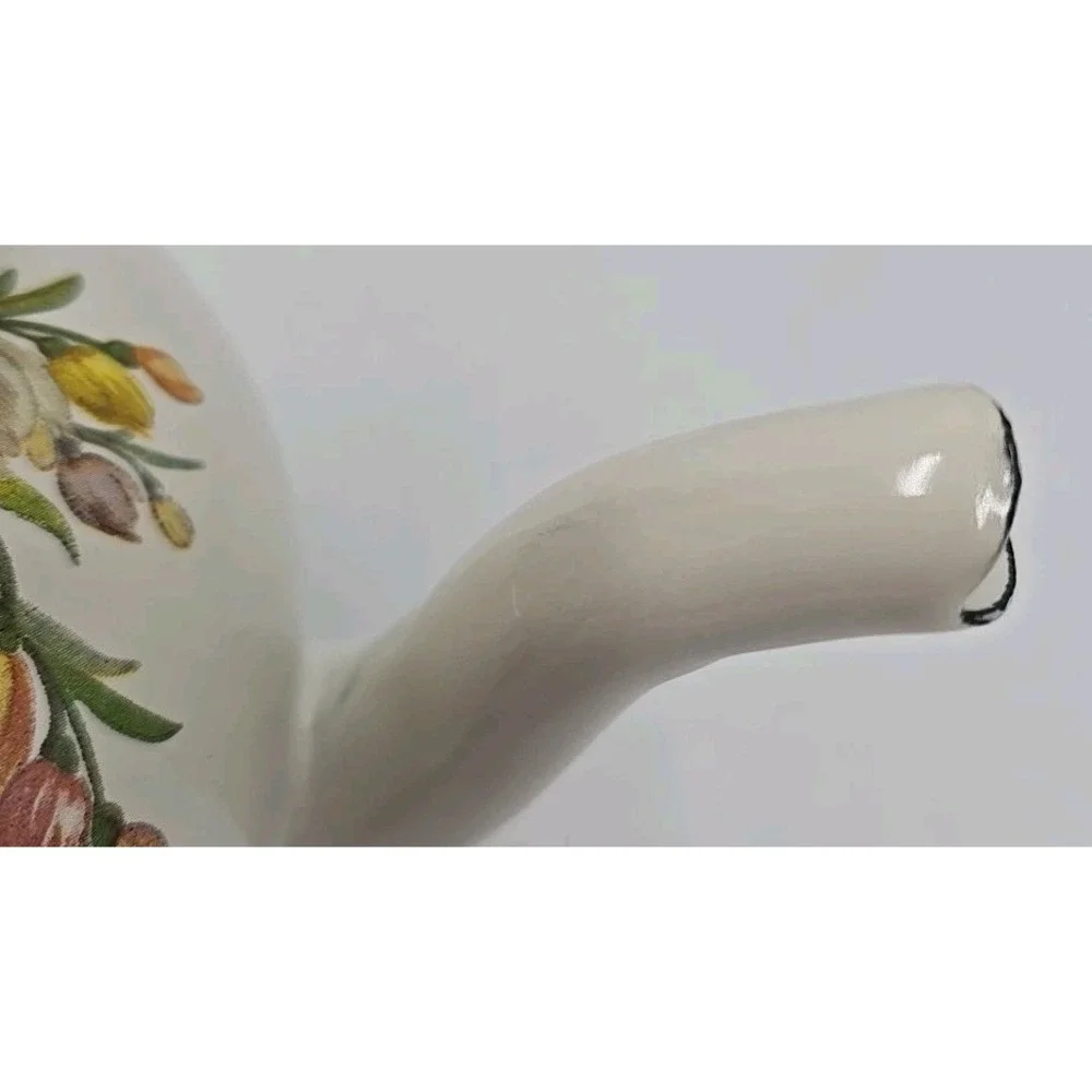 MacKenzie Childs White Flower Market Enamel High Tea Quiet Luxury Garden Cottage
